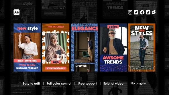 Videohive Fashion Instagram Reels 43167421 Product Promo template preview