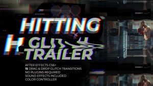 Videohive Glitch Trailer 21870608 Openers template preview