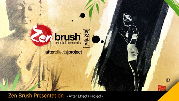 Videohive Zen Brush Opener Openers template preview