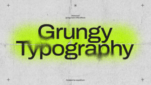Videohive Grungy Typography Titles template preview