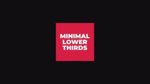 Videohive Minimal Lower Thirds 46868031 Elements template preview