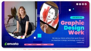 Videohive Graphic Design Work Slideshow Openers template preview