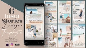 Videohive Travel Blog Instagram Stories Product Promo template preview