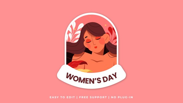 Label Womens Day Video Displays template preview