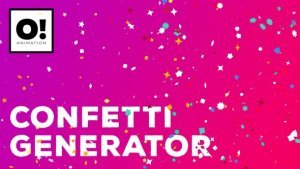Confetti Generator Video Displays template preview