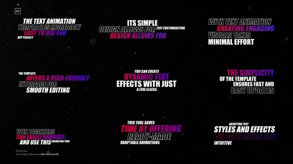 Videohive Typography Titles  AE 54777649 Titles template preview