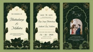 Videohive Indian Flower Wedding Invitation Openers template preview