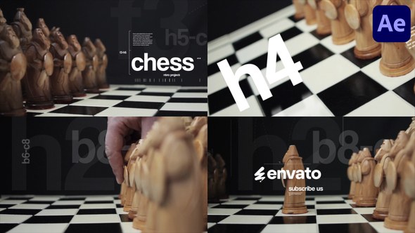 Videohive Chess Intro for After Effects Titles template preview