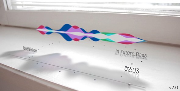 3D Music Visualizer in Your Video v2.0 Video Displays template preview