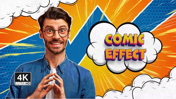 Videohive Comic Effect Promo Openers template preview