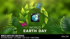 Videohive World Earth Day Logo Reveal Logo Stings template preview