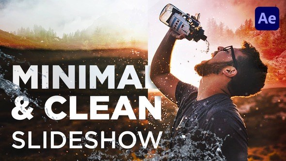 Videohive Minimal & Clean Slideshow Video Displays template preview