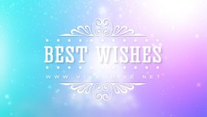 Christmas Best Wishes Video Displays template preview