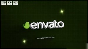 Videohive 3D Extrude Logo Animation Logo Stings template preview