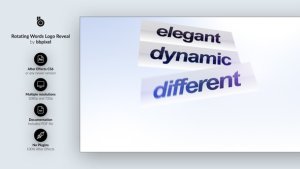 Videohive Rotating Words Logo Reveal Logo Stings template preview