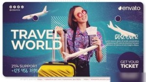 Videohive Travel Agency Presentation Openers template preview