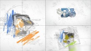 Videohive Drawing Logo Reveal 46847493 Logo Stings template preview