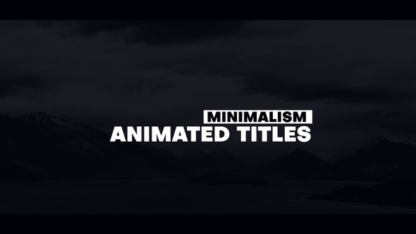 Videohive Animated Titles 45359432 Titles template preview