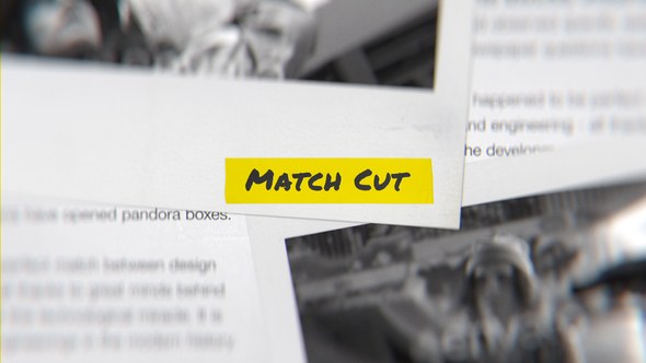 Videohive Text Match Cut Titles template preview