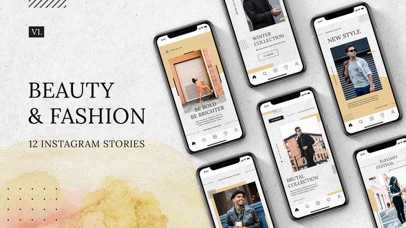 Videohive Beauty & Fashion Instagram Stories v.1 Product Promo template preview