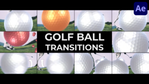 Videohive Golf Ball Transitions for After Effects 51137392 Elements template preview