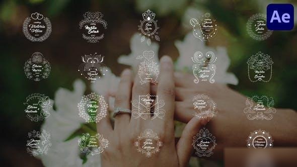 Videohive Wedding Titles for After Effects Titles template preview