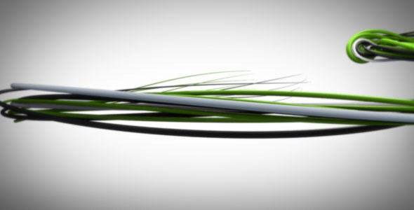 Videohive Swirling Wires Logo Reveal Logo Stings template preview