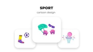 Videohive Sport - Cartoon Design Elements template preview