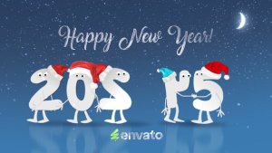 Videohive New Year Cartoon 2025 | After Effects Openers template preview