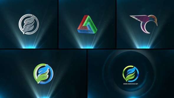 Videohive Simple Rotating Logo Reveal Logo Stings template preview