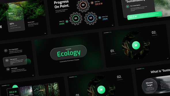 Videohive Sustainability Video Display After Effect Template Elements template preview