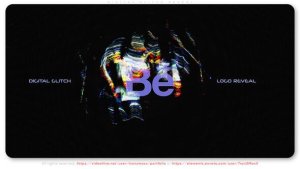 Videohive Digital Glitch Reveal Logo Stings template preview