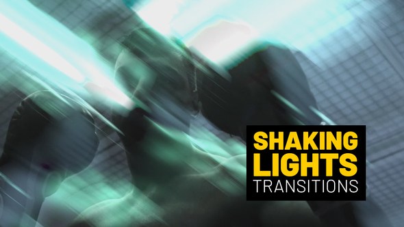 Videohive Shaking Lights Transitions | After Effects Elements template preview