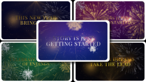 Videohive New Year and Christmas Countdown After Effect Elements template preview