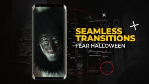 Videohive Vertical Fear Halloween Transitions | After Effects Elements template preview
