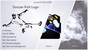 Videohive Soccer Kick Logo Logo Stings template preview