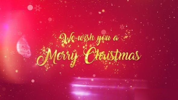 Videohive Christmas Wishes 42187619 Openers template preview
