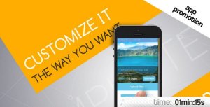 App Product Promotion Video Displays template preview