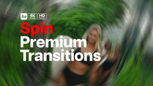 Videohive Premium Transitions Spin Elements template preview