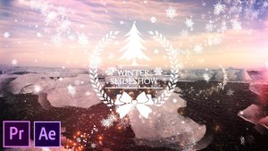 Winter Slideshow - Premiere Pro Video Displays template preview