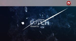 Modern Glitch MovieTeaser V3 Video Displays template preview