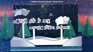 Videohive Christmas Popup Card Video Displays template preview