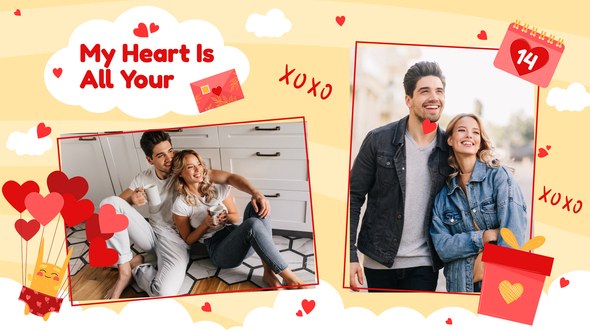 Videohive Valentine Slideshow Promo Product Promo template preview