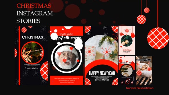 Videohive Christmas Instagram Product Promo template preview