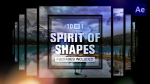 Videohive Spirit Of Shapes Openers template preview