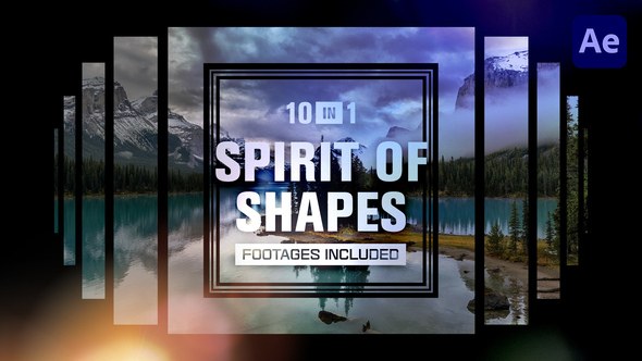 Videohive Spirit Of Shapes Openers template preview