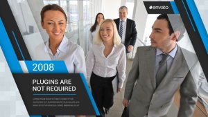 Videohive Corporate History 20028638 Video Displays template preview