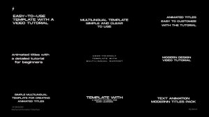 Videohive Mechanical Animation | After Effects Titles template preview