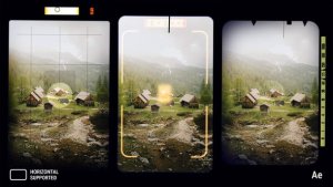 Videohive Vertical Camera Viewfinder Transitions | After Effects Elements template preview