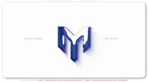 Videohive Strong Minimal Logo Reveal Logo Stings template preview